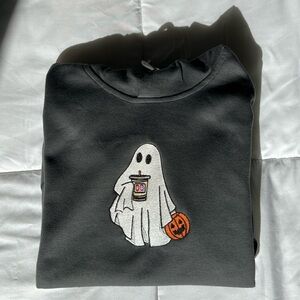 Embroidery Ghost Sweatshirt